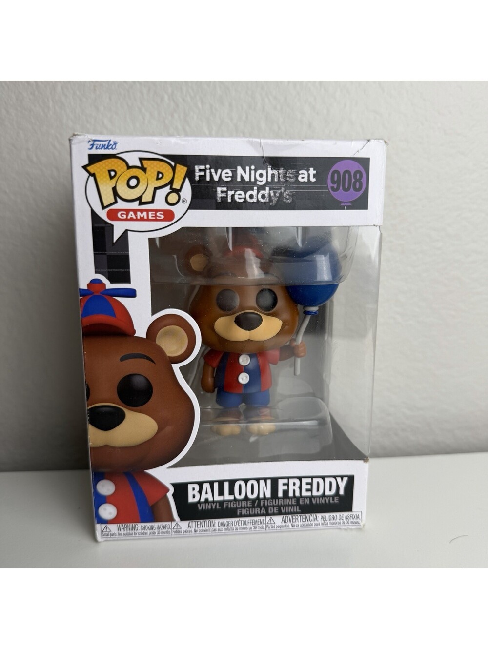 Funko Pop! Games Balloon Freddy #908 Five Nights at Freddy’s FNAF Vinyl Figure